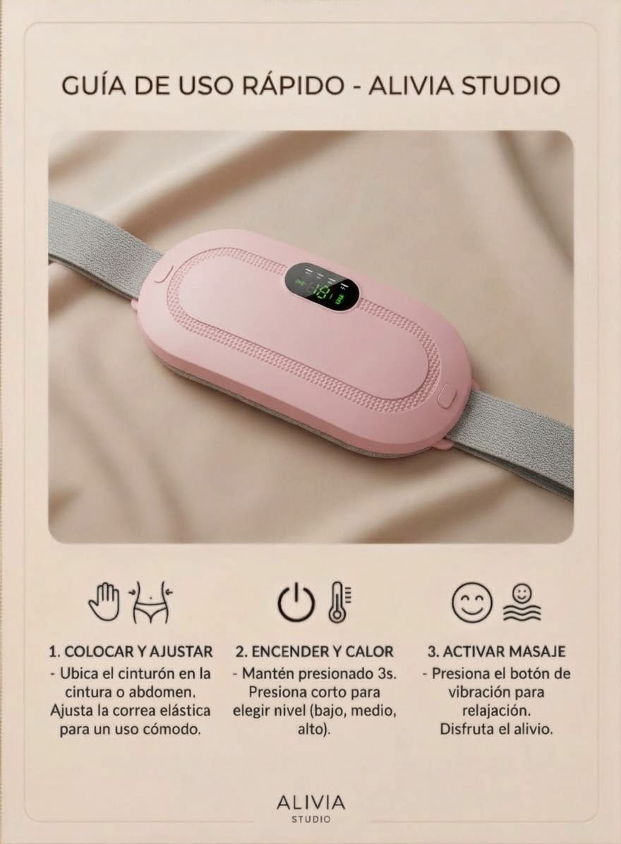 Cinturón Térmico para Alivio de Cólicos