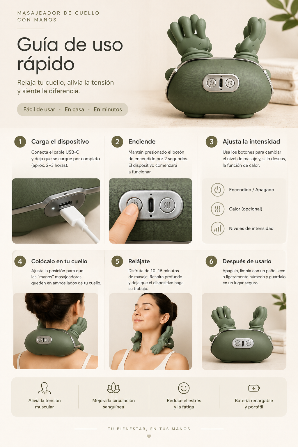 Masajeador de cuello 💆‍♀️